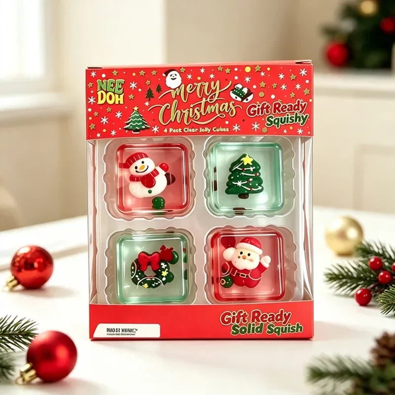 Mini Nice Cube Squishy Toy Four Pack