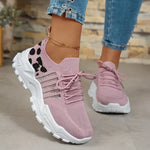 Knitted Thick Sole Women Sneakers